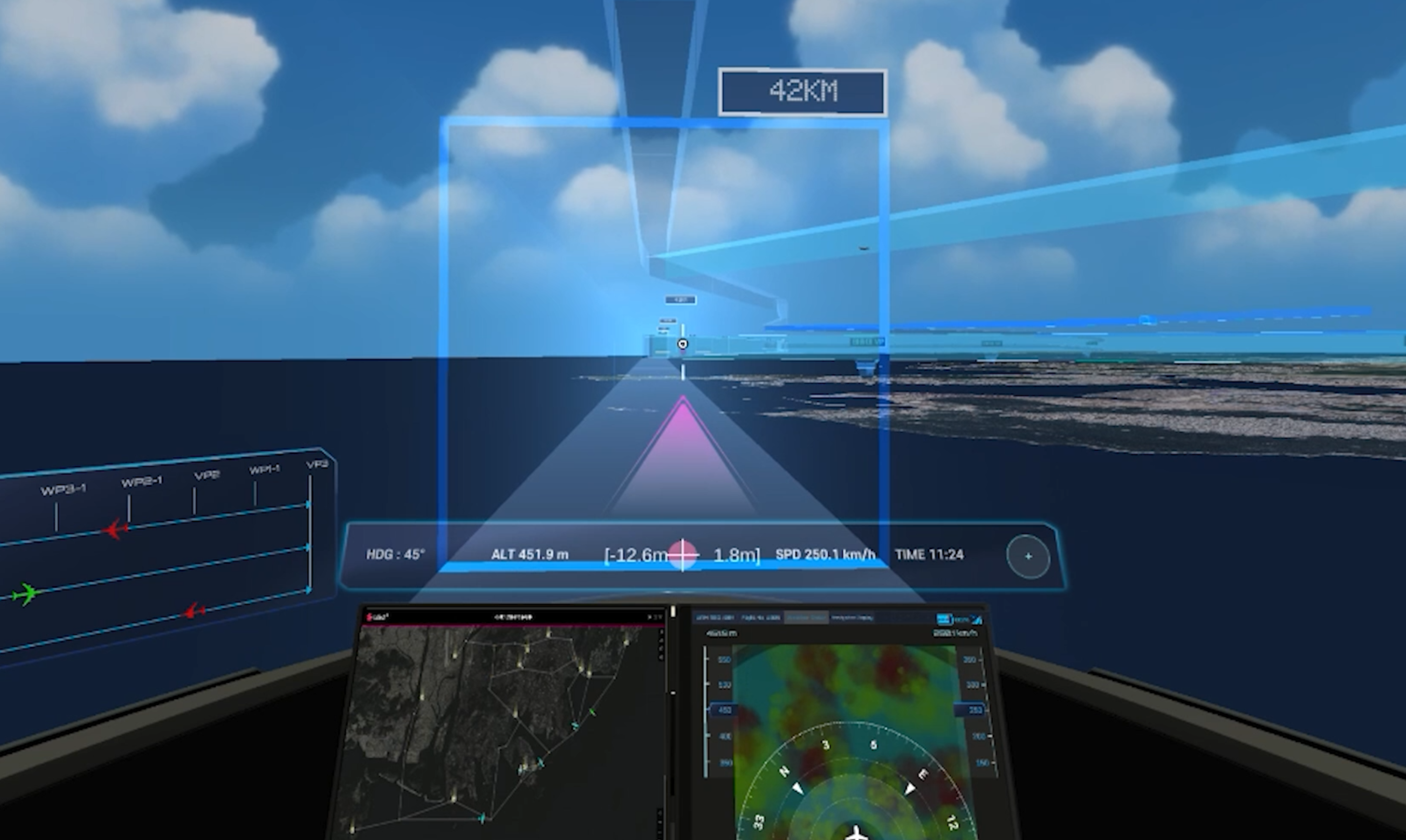 UAM 조종사 AR 콕핏